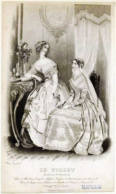 Le Follet 1849 Costumes Pictures Fashion Plates Queen Victoria