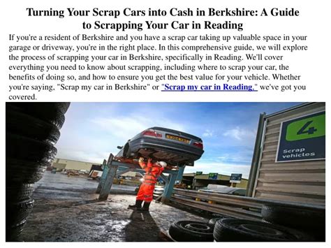 PPT Turning Your Scrap Cars Into Cash In Berkshire A Guide To