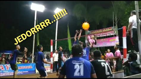 Laga Big Match Mbledossss Serdadu Vs Muda Endes Volly