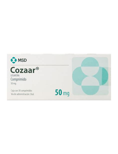 Precio Cozaar 50 Mg Con 30 Comprimidos 2x1 Farmalisto MX