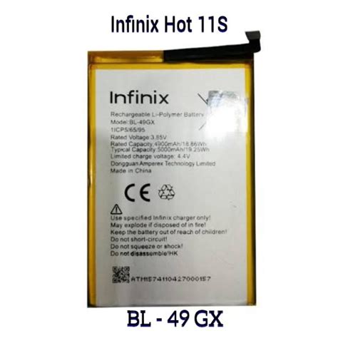 Jual Battery Infinix Hot 11s BL 49 GX Battery Handphone Shopee Indonesia
