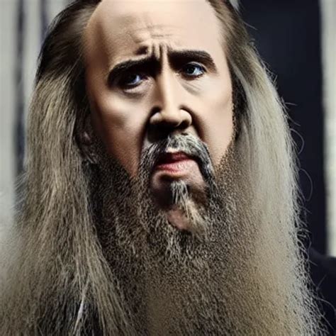 Nicolas Cage As Gandalf Stable Diffusion Openart