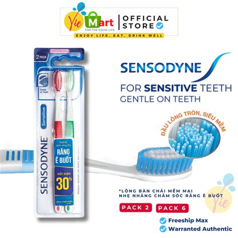 Bàn chải đánh răng SENSODYNE Sensitive Extra Soft sạch nhẹ nhàng êm