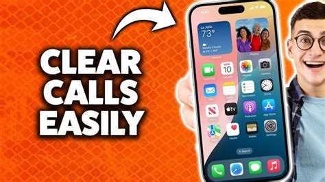 how to delete all recent calls on iphone