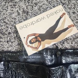 Naked Wardrobe Skirts Naked Wardrobe Black Faux Leather Mini Skirt Size S Nwt Poshmark