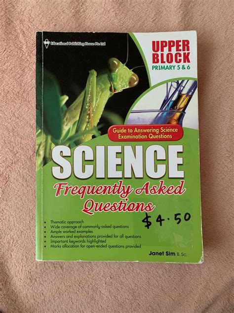 P5 And P6 Frequently Asked Science Workbook Hobbies And Toys Books