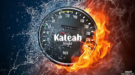 Kaleah 3D Name Wallpaper for Mobile, Write Name on Photo Online