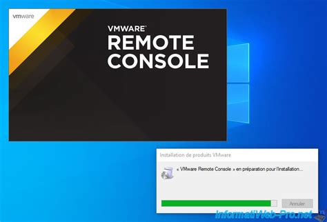 Presentation Of The Vmrc Console Vmware Remote Console Allowing You