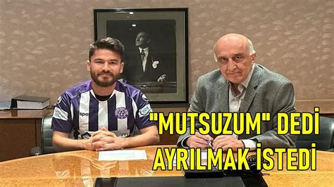 Mutsuzum Dedi Orduspor Dan Ayr Lmaya Karar Verdi Spor Ordu Gazete