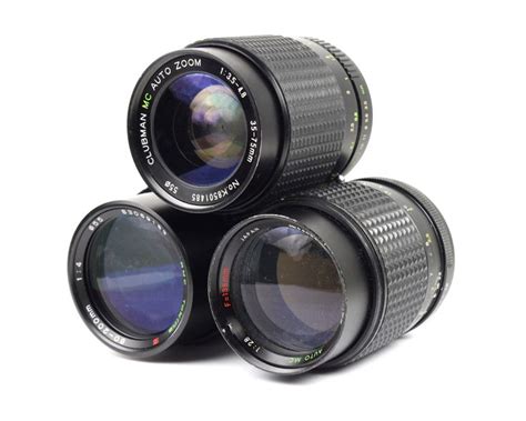 Bundle Of 3 Pentax PK Mount Lenses For Spares Repair Etsy UK Lenses