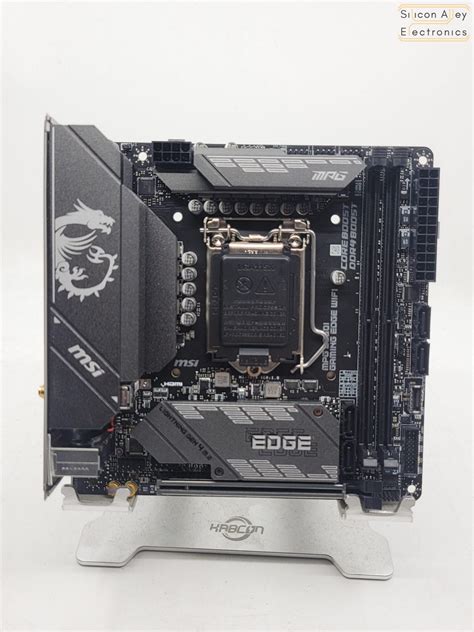 MSI MPG B560I Gaming Edge Wifi Intel LGA 1200 ITX Motherboard - Silicon ...