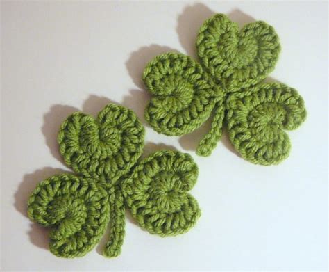 18 Crochet Clovers And Shamrock Patterns For St Patricks Day