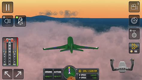 Flight Sim Take Off Cuaca Buruk Youtube