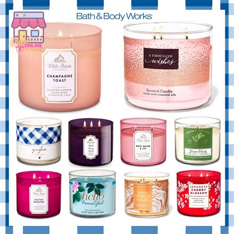 AUTHENTIC BBW WICK CANDLE BATH AND BODY WORKS FRAGRANCE CANDLE HIGH DEMAND FLAVOUR READY