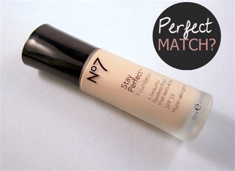 No 7 Stay Perfect Foundation In Cool Ivory The Perfect Match Beautie