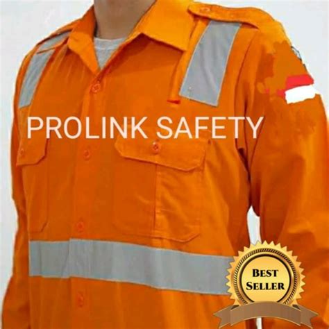 Jual Seragam Baju Safety Oranye Scotlight Pundak Cm Di Lapak Prolink