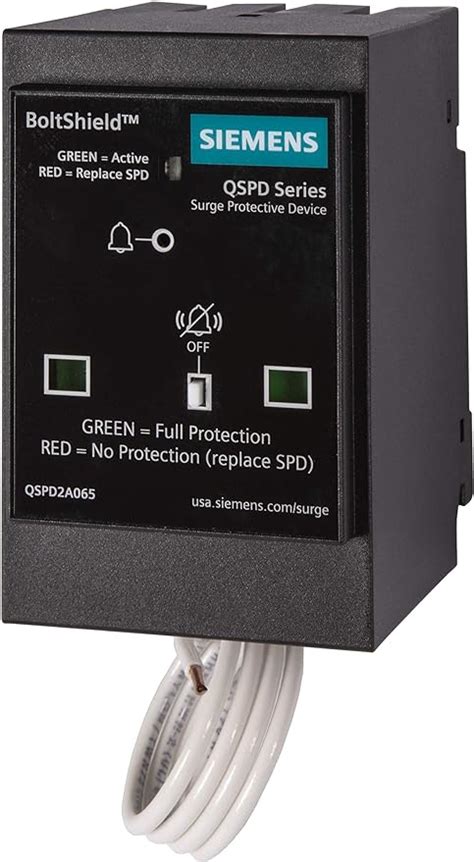 SIEMENS BOLTSHIELD Plug In Surge Protection Device 2 Pole 65kA 120 240V