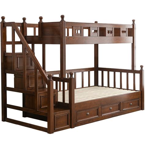 Купить Двухъярусная детская кровать Все твердой древесины двухъярусная ...