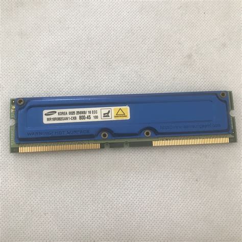 Mb Rimm Rambus Mb Ecc Non Registered Dual Rank