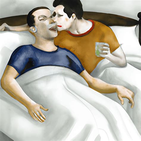 Two Gay Lovers One In Bed Dyeing Creative Fabrica