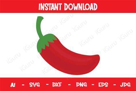 Chili Pepper SVG Hot Red Pepper Svg Graphic By Pnglord Creative Fabrica