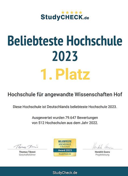 About Hof University of Applied Sciences, Germany - Hof University