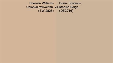 Sherwin Williams Colonial Revival Tan Sw Vs Dunn Edwards Stonish