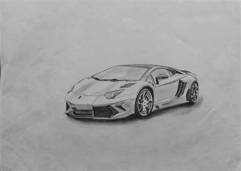 Lamborghini Pencil Sketch at PaintingValley.com | Explore collection of ...