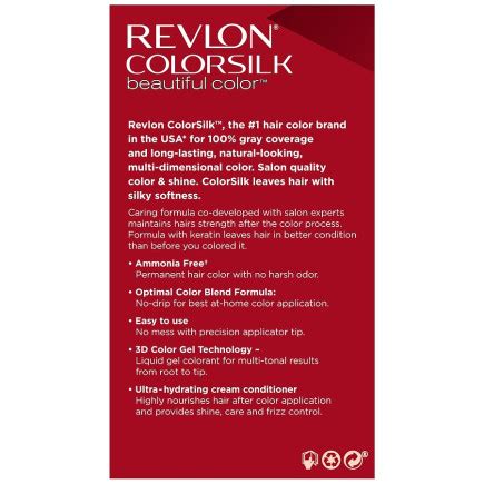 Revlon ColorSilk Beautiful Color Стойкая краска для волос оттенок 82B Silver Blonde Серебряный
