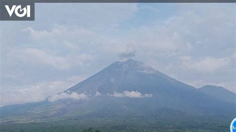 Gunung Semeru Kali Erupsi Dengan Letusan Setinggi Meter