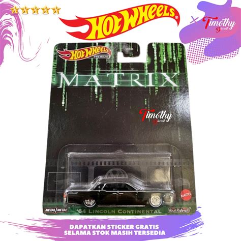 Jual Hot Wheels Premium Lincoln Continental Matrix Shopee Indonesia