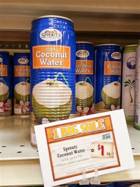 Free Coffee Coconut Water At Sprouts Free Samples And Freebies