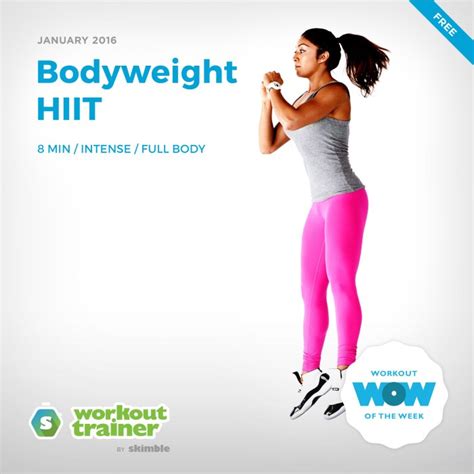 Skimbles Workout Of The Week Bodyweight Hiit Workout Trainer App