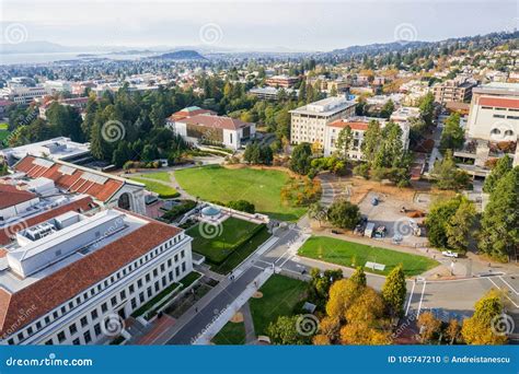 Aerial View of Buildings in University of California, Berkeley Campus Stock Photo - Image of ...