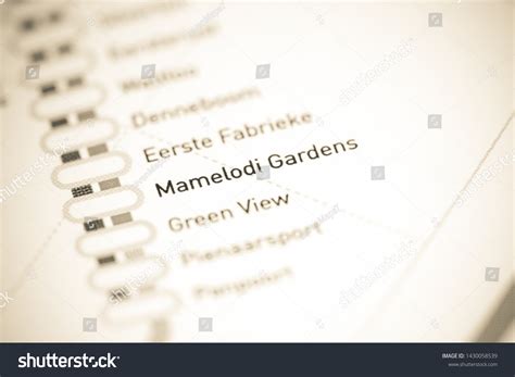 Mamelodi Gardens Station Johannesburg Metro Map Stock Photo 1430058539 ...