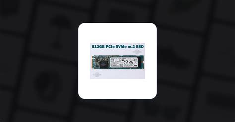 Toshiba 512GB XG5 SSD M.2 2280 NVMe PCIe 3.0 x4 KXG50ZNV512G Laptop ...