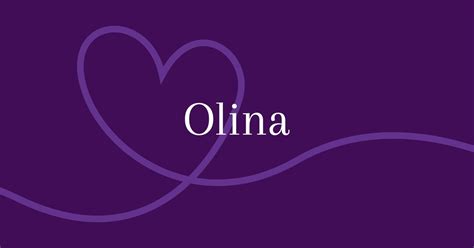 Olina - Herkunft und Bedeutung des Vornamens