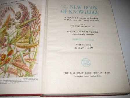 The New Book Of Knowledge A Pictorial Treasury Of Reading And