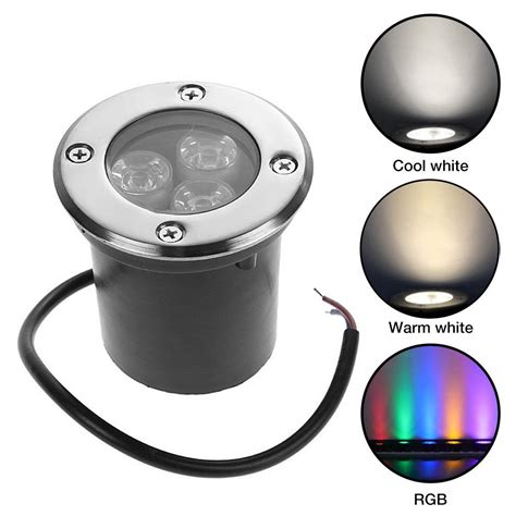 Led Underwater Light Rgb Waterproof Anti Corrosion Floodlight Lamp For