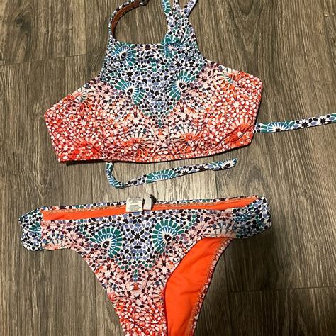 Bar Iii Bikini Colorful Mosaic Gem