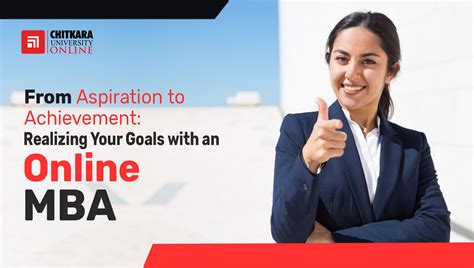 How To Realizing Your Goals With An Online MBA ChitkaraU Online