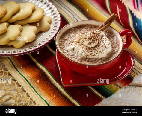 Mexican Hot Chocolate Stock Photo Alamy