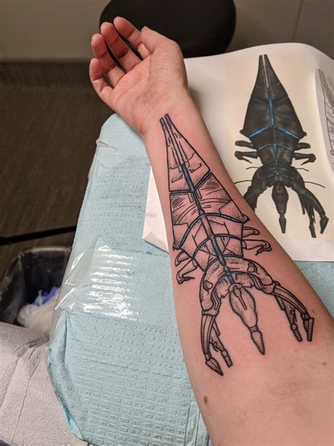 Got My First Tattoo So Of Course It Was A Mass Effect One Rmasseffect