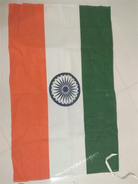 Roto Fabric Flying Indian National Flag Size 12 18 At Rs 17 Piece In