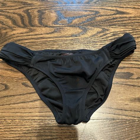 Victoria S Secret Swim Victorias Secret Black Bikini Bottom Poshmark