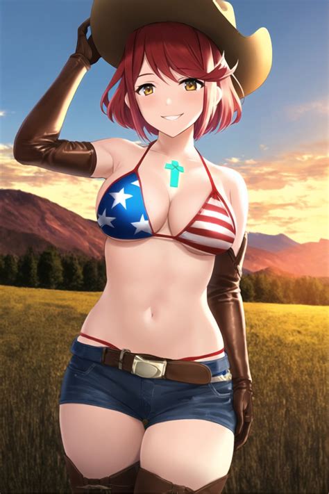 Rule 34 Adjusting Hat Adjusting Headwear Ai Generated American Flag