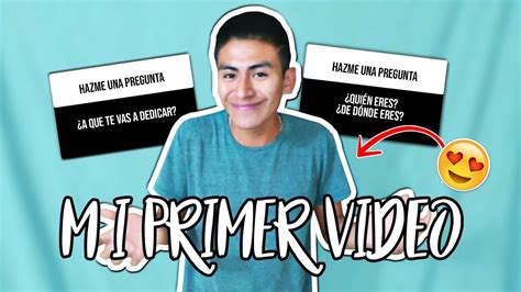 Mi Primer V Deo Soy C Sar Youtube