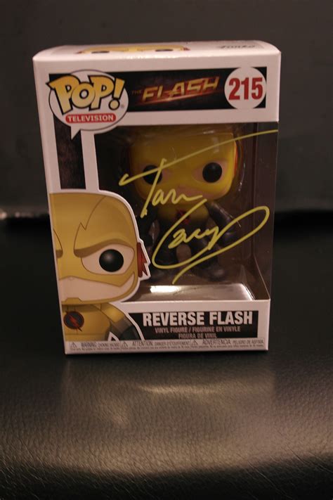 Signed Funko Pop 215 Reverse Flash The Flash Tom Etsy