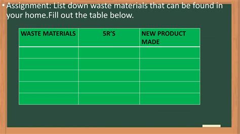 Science 5rs In Waste Managementpptx