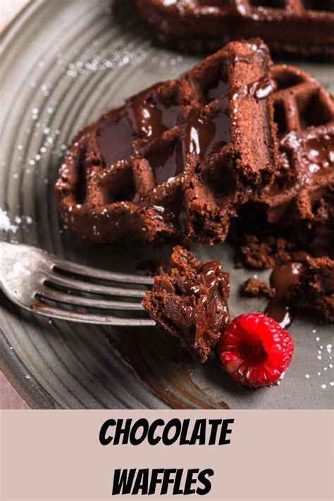 The Best Chocolate Waffles Recipe One Sarcastic Baker Recipe In